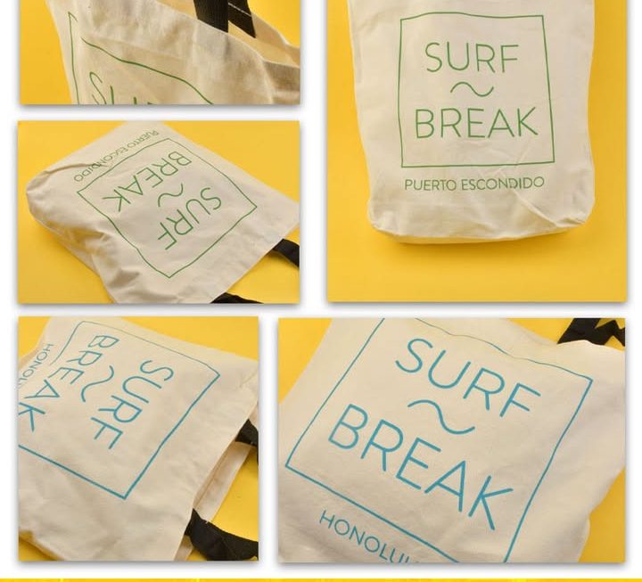 BREAKSURF帆布手提袋 ~$5