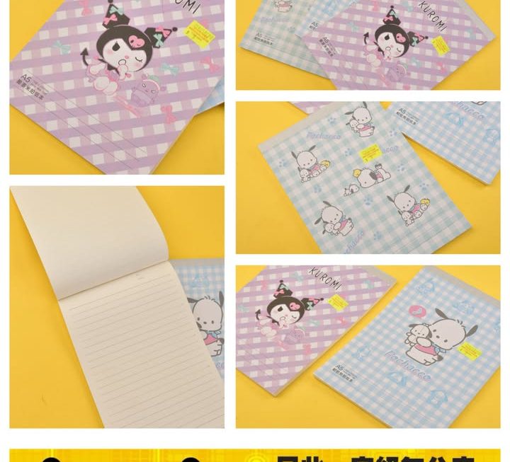 Sanrio 角色A5 單行簿 ~$5