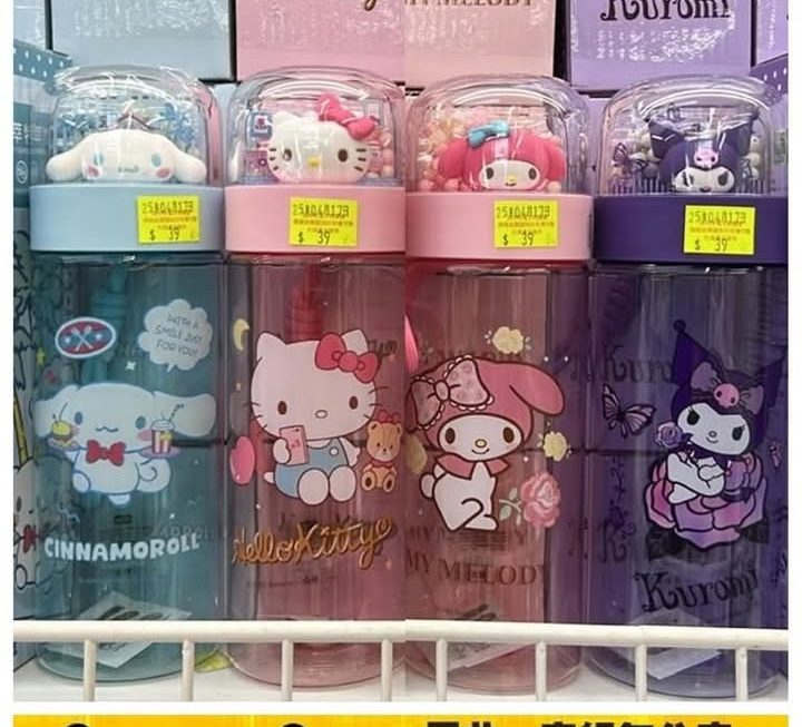 各款Sanrio卡通水樽~$39/隻