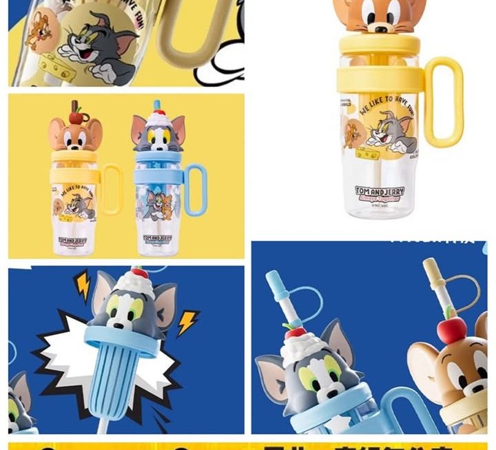Tom & Jerry透明水樽~$55/隻