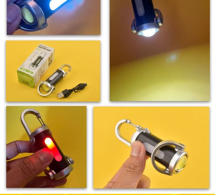 匙扣式迷你強光手電筒~$10
