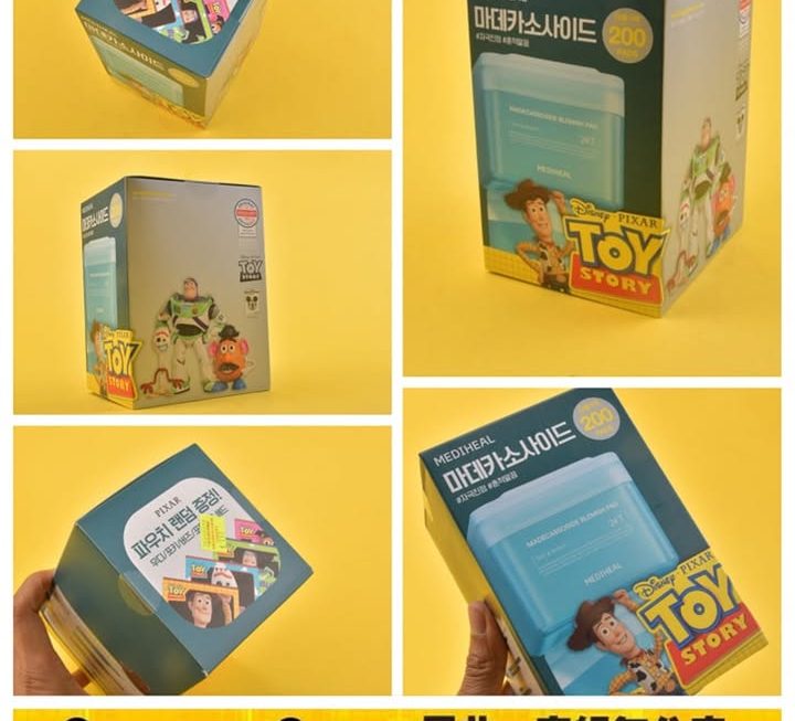 Mediheal x Toy Story積雪草護膚棉片~$199