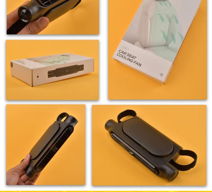 汽車椅背扁風扇~$39
