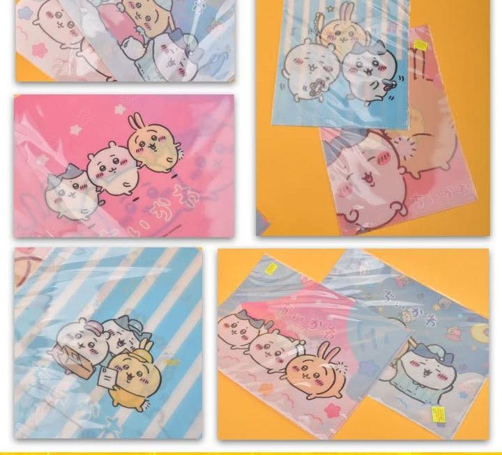 台灣版 Chiikawa A4文件套~$19/款