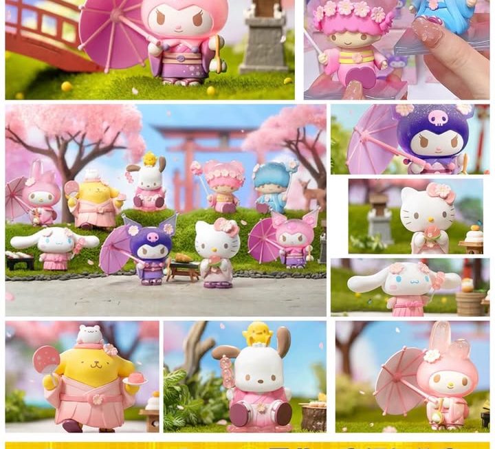 Sanrio 和風櫻花盲盒~$69/個