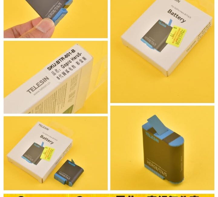 TELESIN鋰離子電池 ~$79