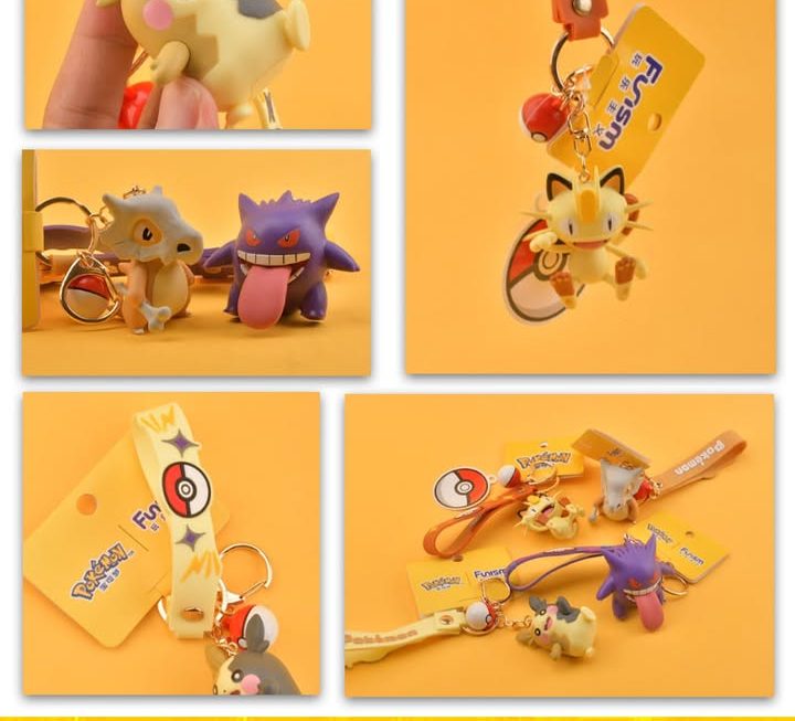 POKEMON角色人物匙扣~$19/款