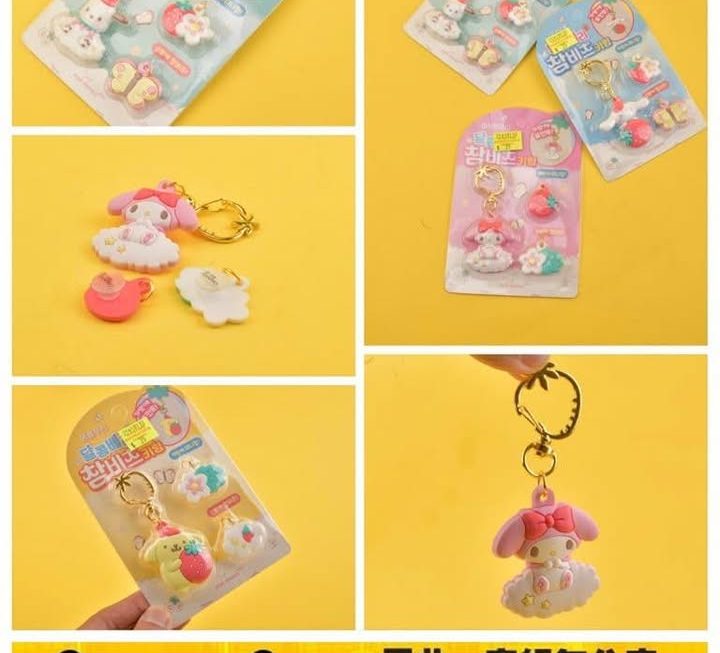 Sanrio 公仔匙扣 + 洞洞鞋裝飾配件~$35/款