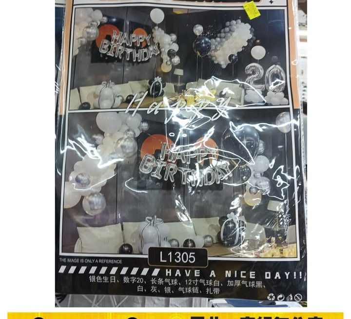 生日Party氣球套裝~ $25