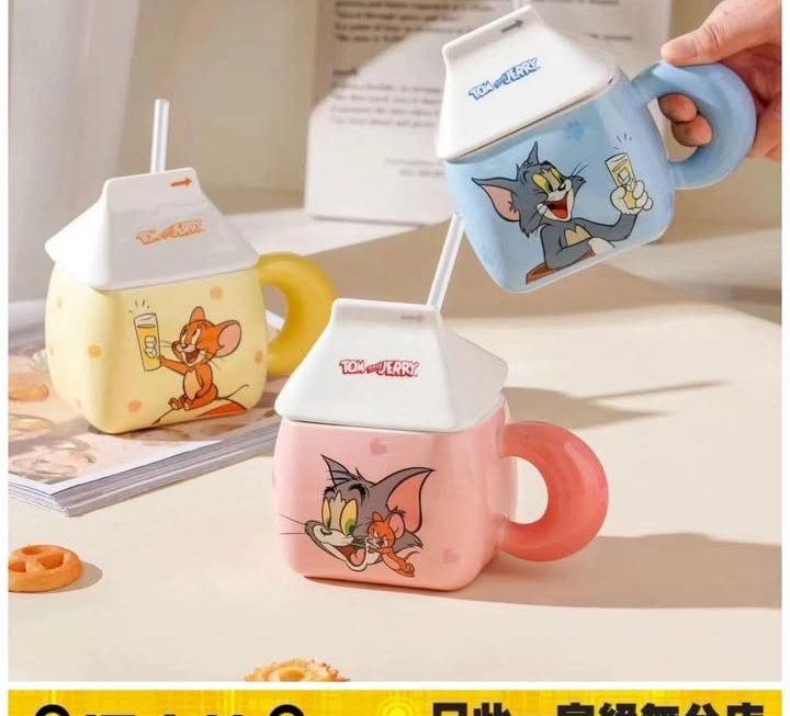 Tom & Jerry 陶瓷杯~$35/隻