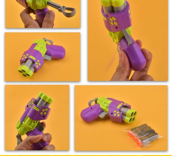 手動連發軟彈玩具槍~$9