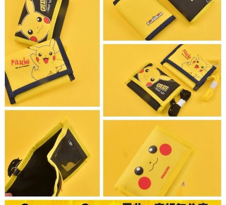 Pokemon 比卡超 主題摺疊式銀包 ~$65
