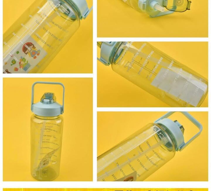 透明水樽2000ML ~$10