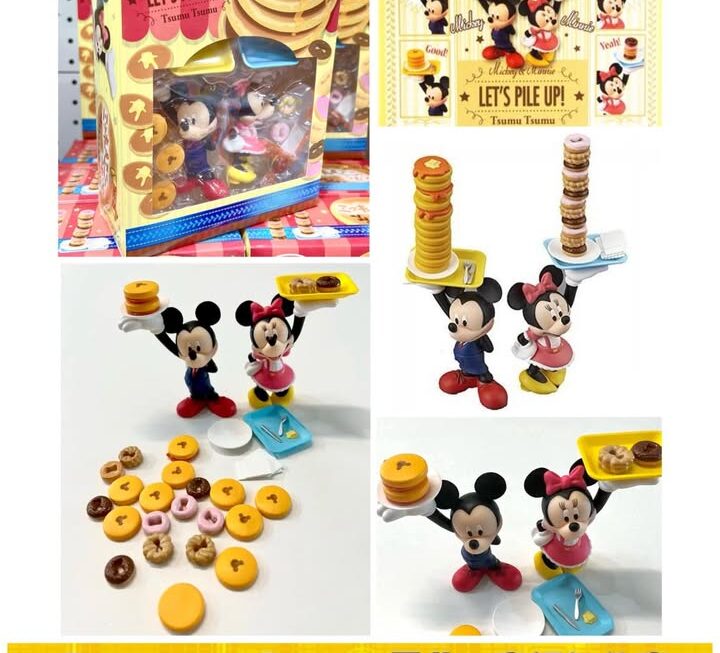 迪士尼 米奇& 米妮 鬆餅甜甜圈疊疊樂~$49