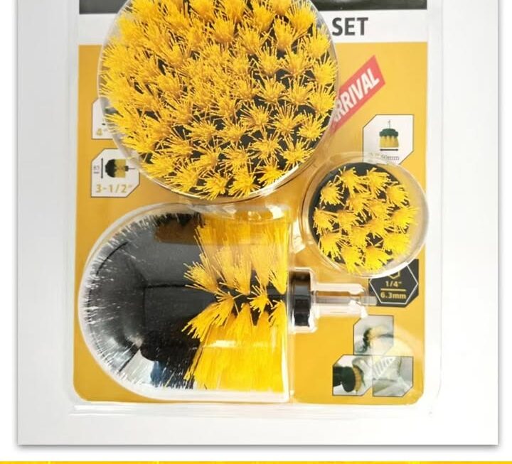 電鑽拋光刷頭工具套裝~$19