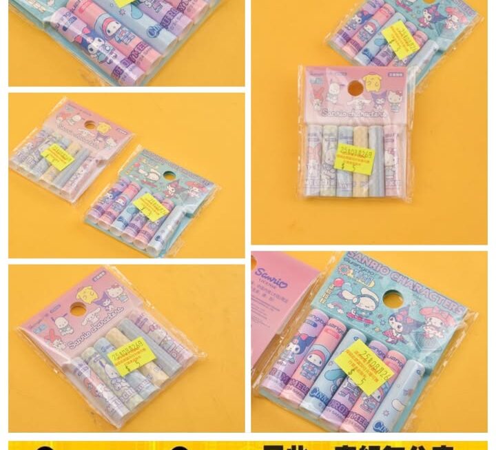 Sanrio鉛筆保護帽套裝~$5/款