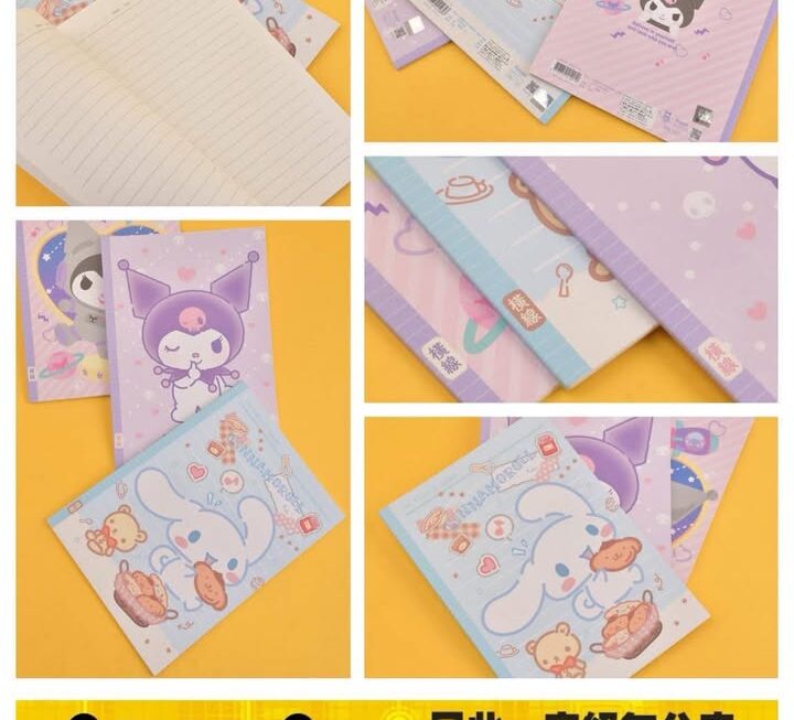 Sanrio 角色主題單行簿~$15/本