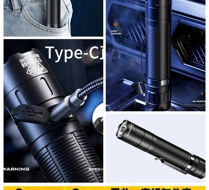 SUPERFIRE.A15手電筒~$59