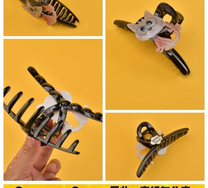 貓貓造型髮夾~$5