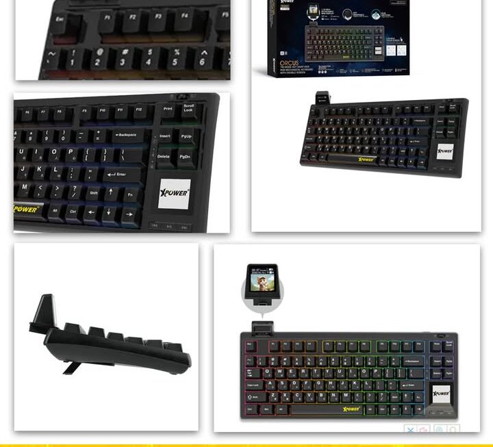 XPower可換軸機械鍵盤連雙顯示屏~密碼CEI