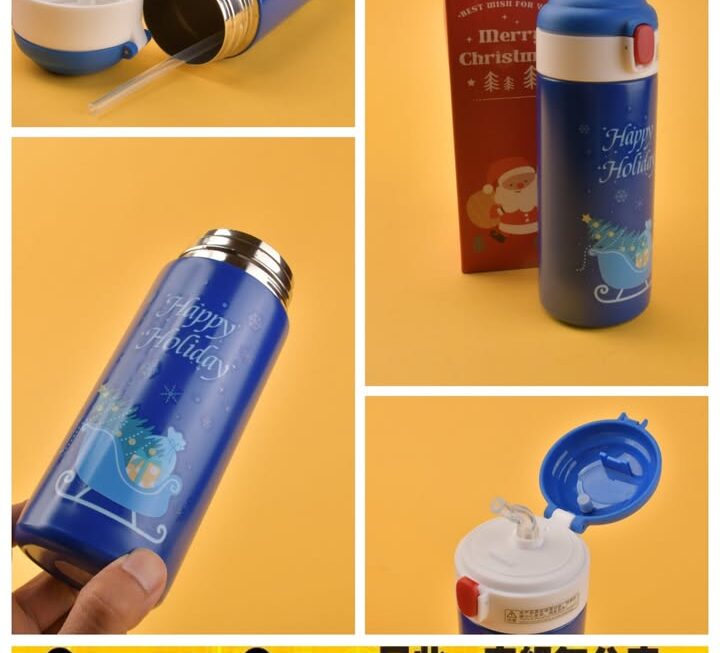 聖誕圖案保溫杯~$25
