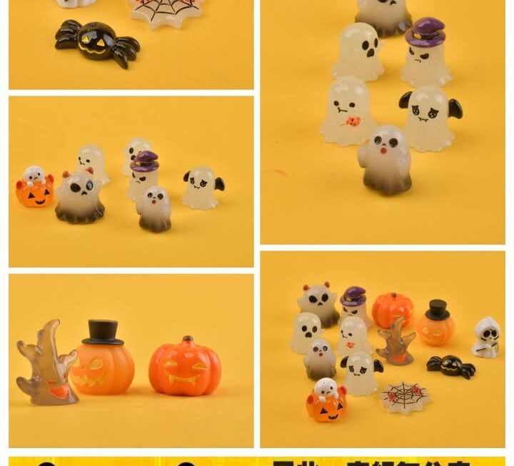 各款萬聖節公仔擺設~$3/粒