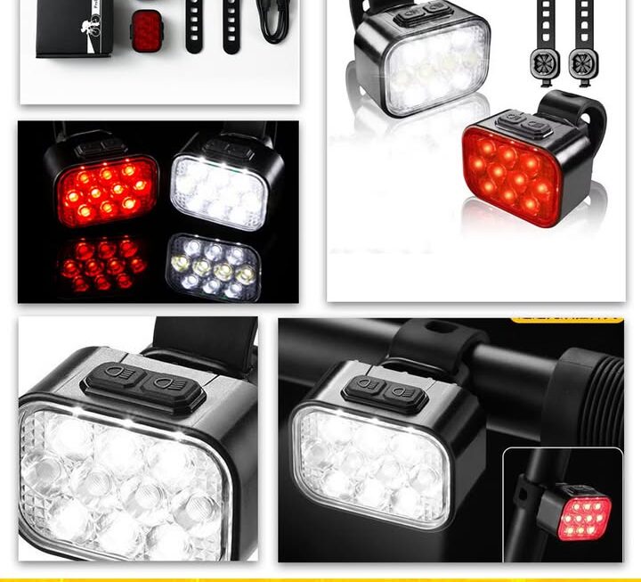 單車前後照明燈 ~$25/個