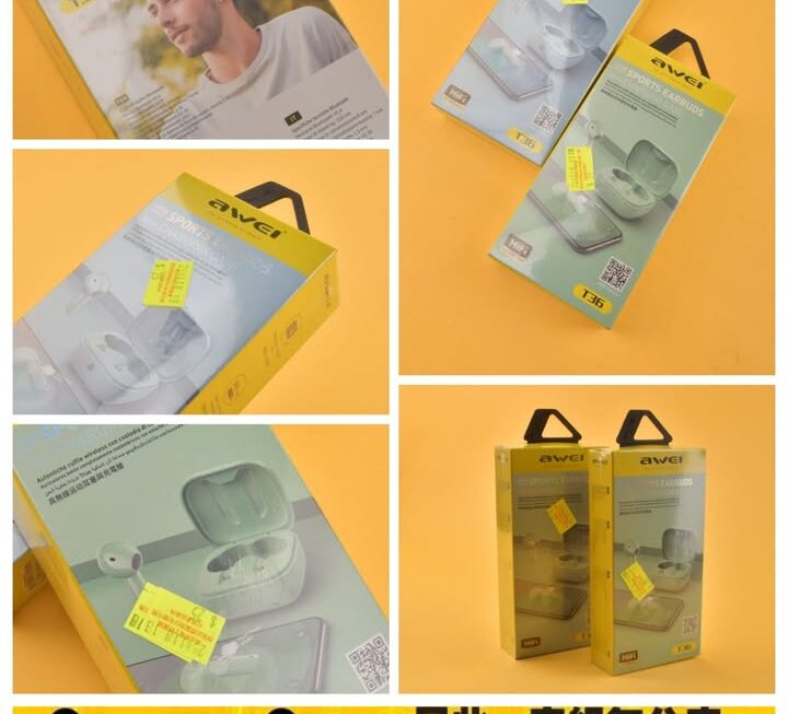 Awei.T36無線藍牙耳機~$25/款