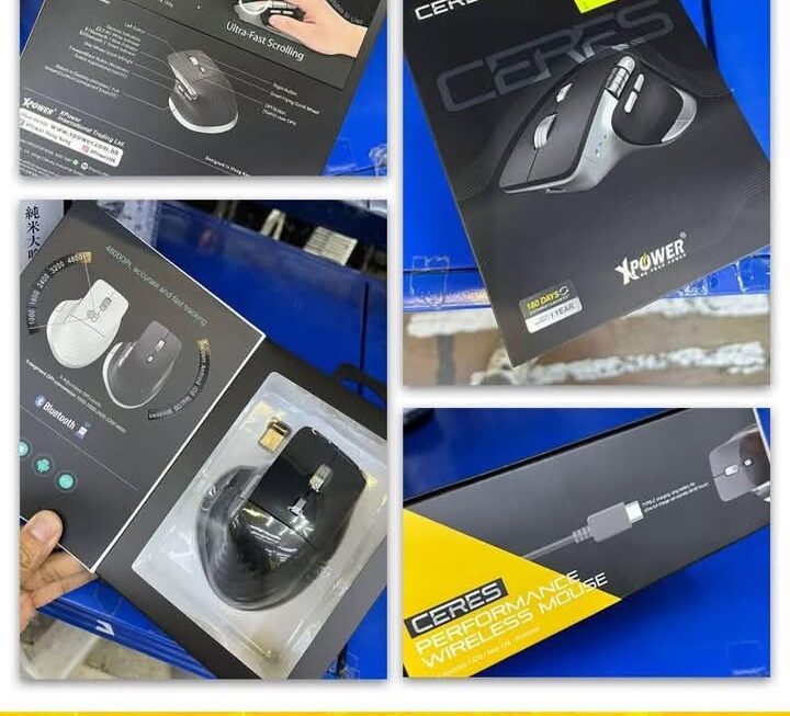 XPower Ceres雙模無線藍芽智能靜音滑鼠~密碼AII