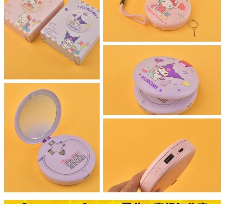 Sanrio角色化妝鏡盒+暖手蛋~$79/款