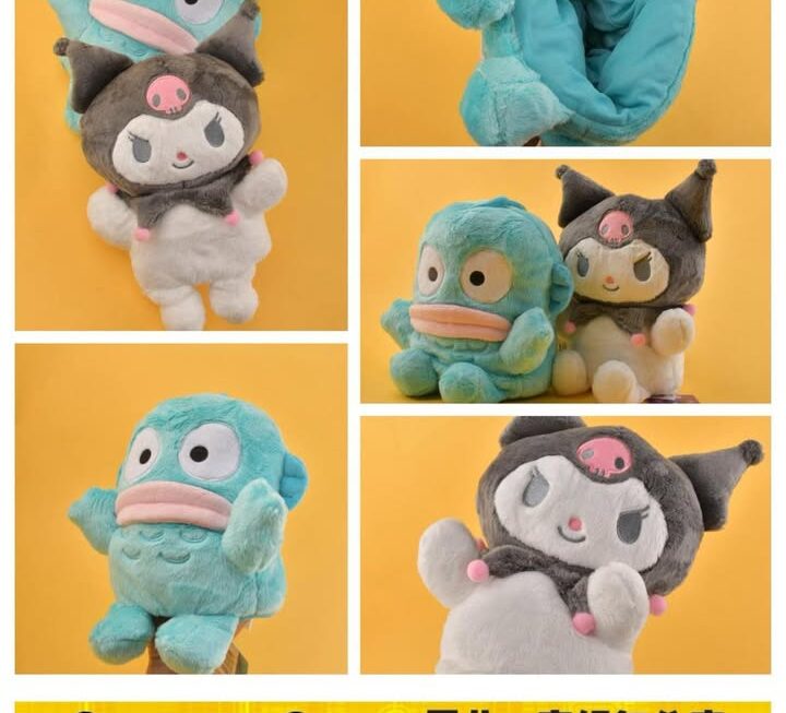 Sanrio 9吋手偶毛公仔~$99/隻