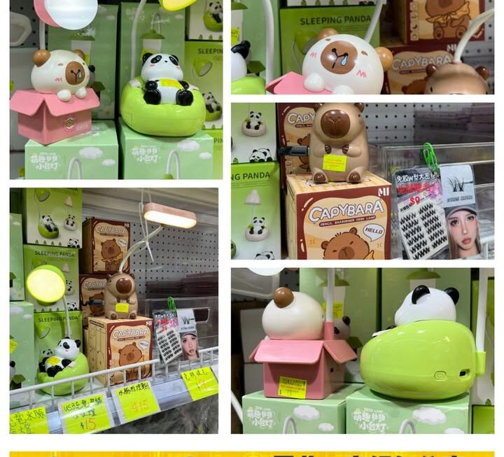 各種公仔造型桌燈~$15/款