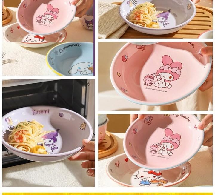 Sanrio角色陶瓷碗碟~$35/隻