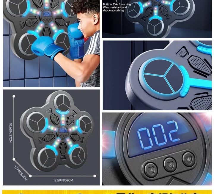 🔥🥊家用智能音樂拳擊牆靶🔥🥊~$79
