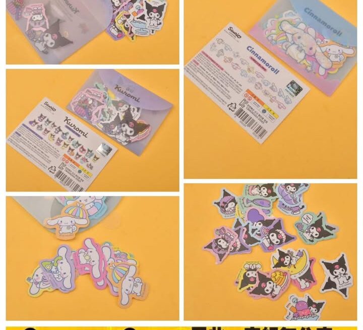 Sanrio貼紙套裝 ~$25/款