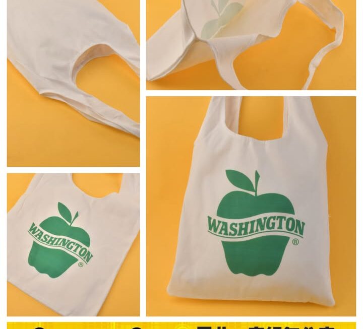 Washington 青蘋果環保袋～$5