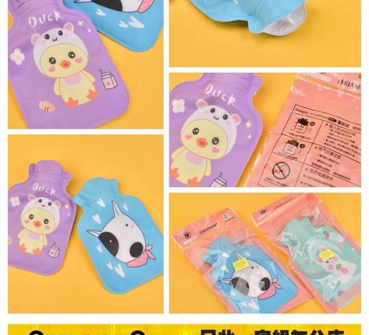 迷你卡通圖案暖水袋 ~$3/ 款