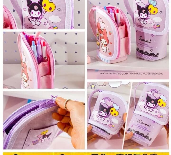 Sanrio拉鏈伸縮收納筆袋~$35/款