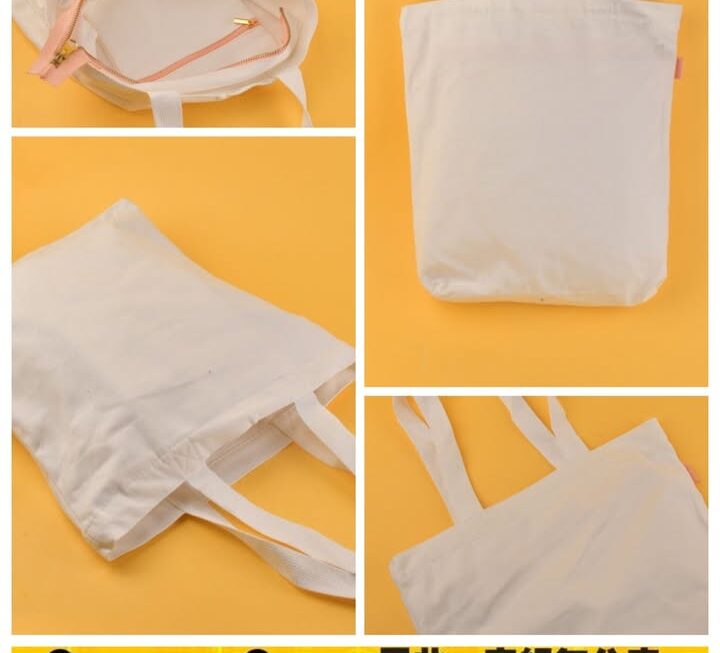 白色手提環保袋~$5