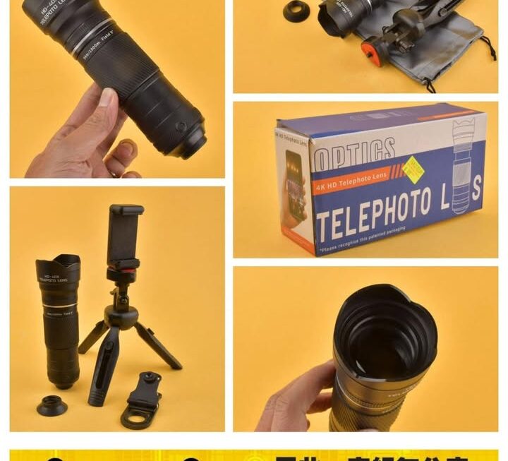 40倍變焦手機望遠鏡頭套裝~$89