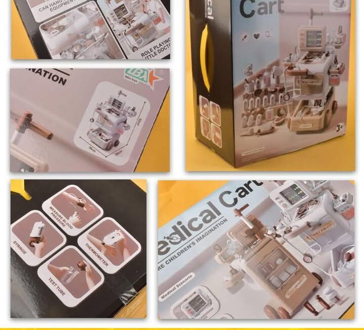 兒童醫療推車玩具套裝~$99