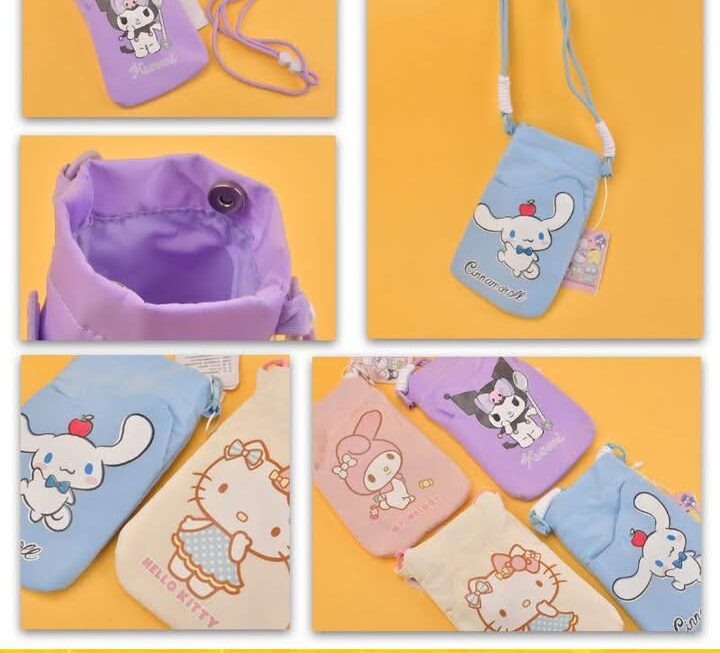 Sanrio卡通斜挎手機包~$29/款