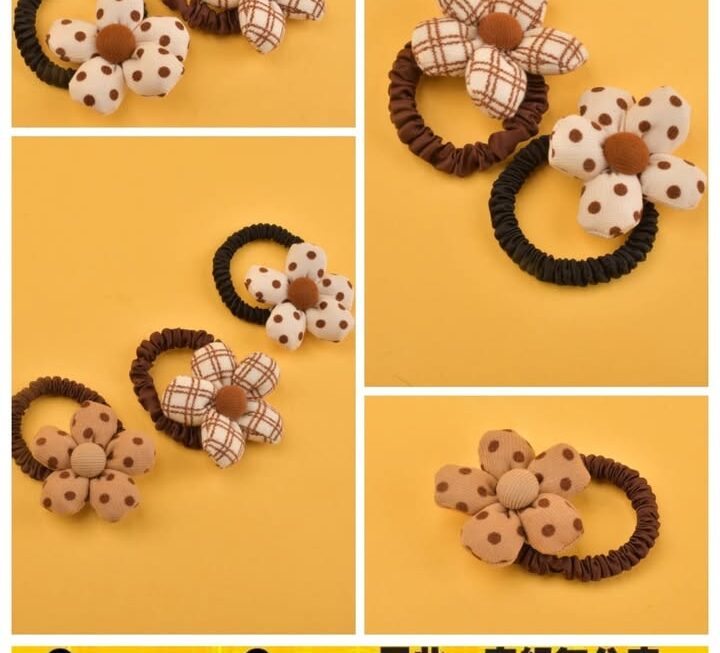 各款花花造型髮圈~$3/個