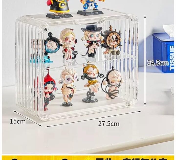 透明玩具展示收納箱～$49（細）