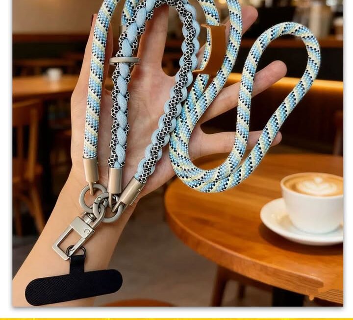 多功能編織手機掛繩~$20