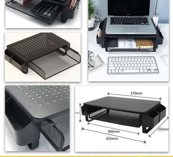 電腦散熱增高抽屜架~$69