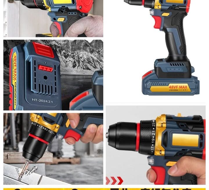 無刷純銅鋰電手電鑽~$199