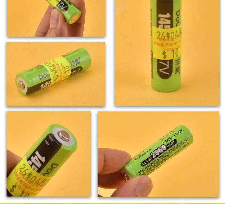 Doublepow14550充電電池 ~$10