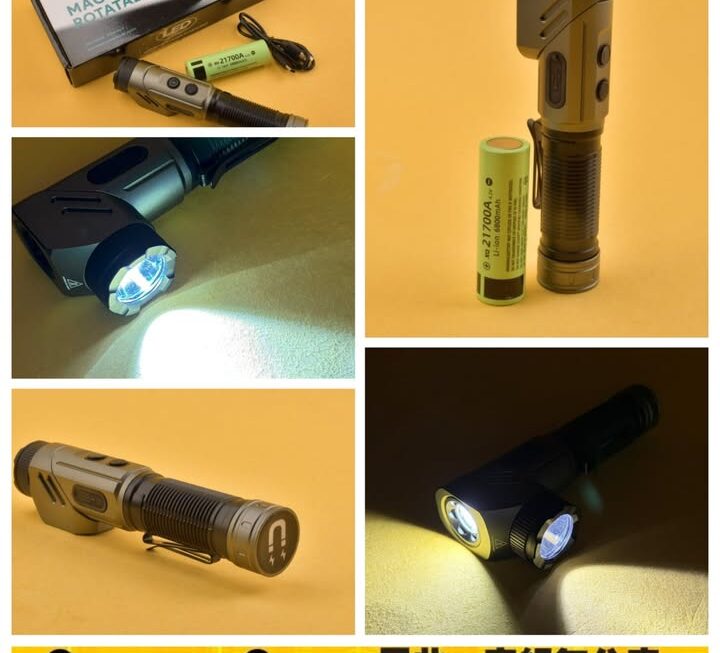 多功能旋轉手電筒~$69