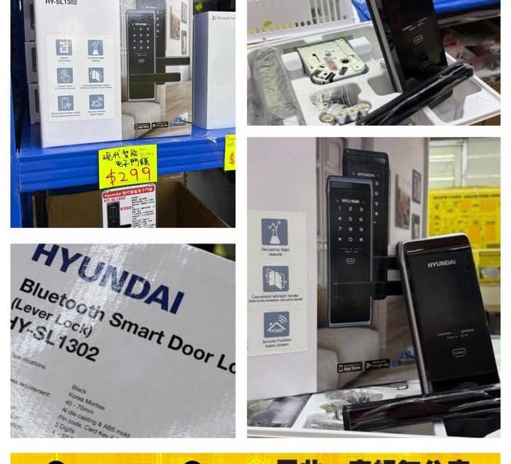 Hyundai智能電子門鎖~$299 (減價喇)